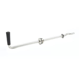 Bar Maid CR-760 Bar Drain Tray w/ Drain Tube - 14" x 5" x 3", Black
