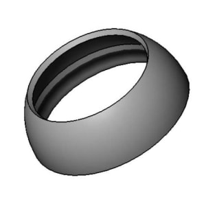 064-01666145 Trim Ring, Single Lever