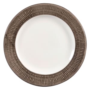 893-DUBALP81 8 1/4" Round Bamboo Spinwash Plate - Ceramic, Dusk