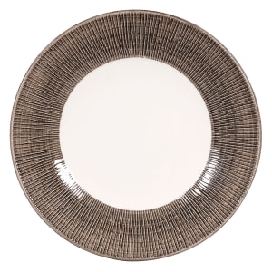 893-DUBALWBL1 16 1/2 oz Round Bamboo Spinwash Bowl - Ceramic, Dusk