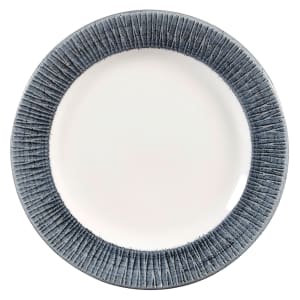 893-MBBALP651 6 5/8" Round Bamboo Spinwash Plate - Ceramic, Mist