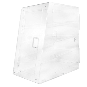 151-1012S Econo Case w/ Slant Self Serve Front & 4 Tray, 13 1/2 x 21 x 24 1/2"