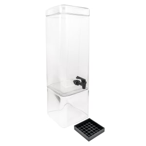 Square Infusion, Stainless Beverage Dispenser, Traditional Spigot