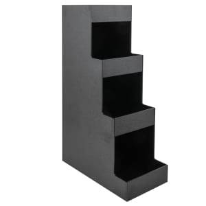 151-1261 Condiment Organizer w/ (4) Bins - Black