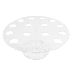 151-1265 16 Section Ice Cream Cone Holder - Acrylic, Clear 