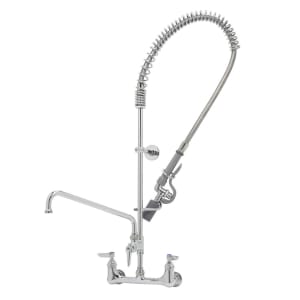 064-B0133ADF12BC 37 5/8"H Wall Mount Pre Rinse Faucet - 13/20 GPM, Base with Nozzle