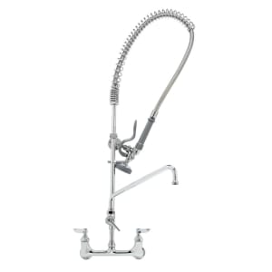 064-B0133ADF14B 37 5/8"H Wall Mount Pre Rinse Faucet - 1 3/20 GPM, Base with Nozzle