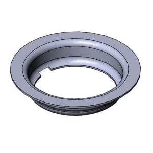 064-01038445 3 1/2" Waste Drain Face Flange, Stainless Steel