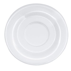 284-SU2DW 5 1/2" Round Melamine Saucer, White