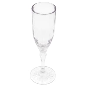 284-SW14201SANCL 6 oz Champagne Flute Glass, SAN Plastic, Clear