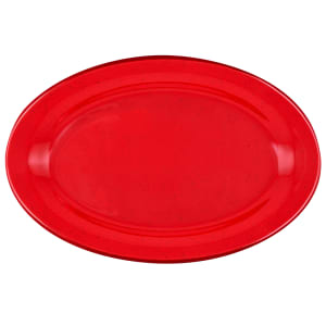 284-OP320RSP 11 1/4" x 8 1/2" Oval Red Sensation Platter - Melamine, Red