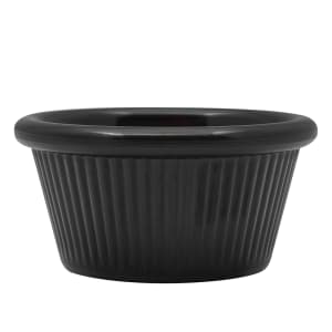 284-RM387BK 2 oz Melamine Ramekin, Black