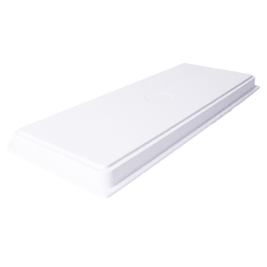701-M6152LIDW Lid for M6152 - 15"L x 6"W, Melamine, White