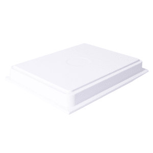 701-M7562LIDW Lid for M7562 - 7 1/2"L x 6"W, Melamine, White
