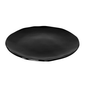 701-M12PB 12" Round Melamine Dinner Plate, Black