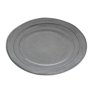 701-M1521OVSTGSD 21" x 15" Oval Della Terra Platter - Melamine, Granite Stone