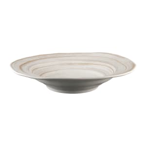 701-M16BSTOWD 3 1/2 qt Round Melamine Serving Bowl, Off White Stone