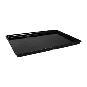 701-M1826B Rectangular Serving Tray - 26"L x 18"W, Melamine, Black