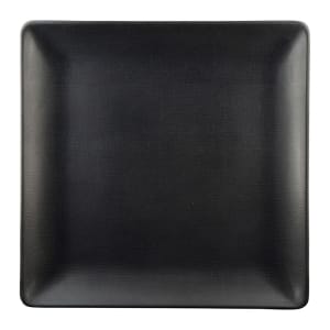 701-ECO66SQB 6" Square Melamine Dessert Plate, Black