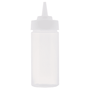 229-10853C 8 oz WideMouth Squeeze Dispenser w/ Standard Tip, Natural