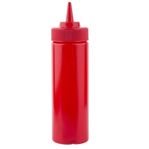 229-11253K WideMouth Squeeze Dispenser,12 oz Ketchup, Red