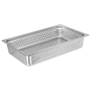 028-607004P Full Size Steam Pan, Perforated, Stainless