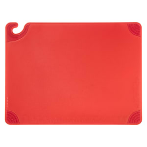 094-CBG182412RD Saf-T-Grip Cutting Board, 18 x 24 x 1/2 in, NSF, Red