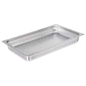 028-607002P Full Size Steam Pan, Perforated, Stainless