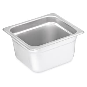 028-607164 Sixth Size Steam Pan, Stainless