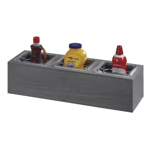 151-3837383 (3) Compartment Bar Garnish Tray