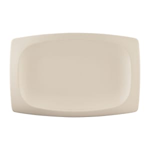 701-ECO1258PP 12 1/2" x 8 1/4" Rectangular Greenovations Platter - Melamine, Papyrus