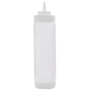 229-12463CF 24 oz Dual-Way Squeeze Dispenser, Natural, Cone Tip Top