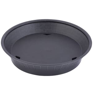 229-15759BK 9" Round Food Basket w/ Base, Polypropylene, Black