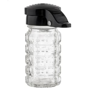 229-163MPBK 1 1/2 oz Flip-top Lid Salt/Pepper Shaker - Glass, 3 1/2"H