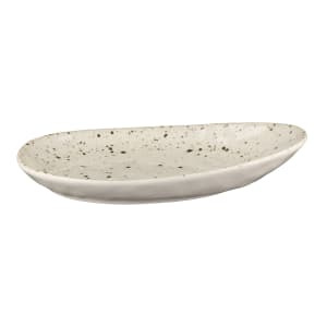 701-D1172OVCC 11 1/4" x 7 1/2" Oval Melamine Dinner Plate - Chocolate Chip