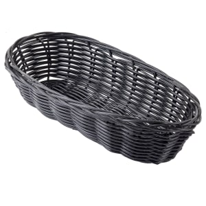 229-2417 Handwoven Basket, 9 x 3 1/2 x 2", Polypropylene Cord, Oblong