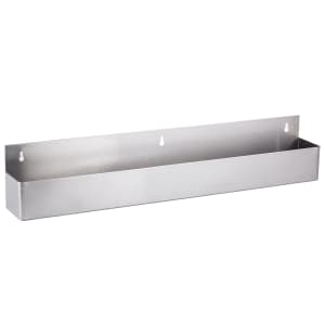 229-5132 32" Single Stainless Speed Rail, Holds 8 Quart/Liter Bottles