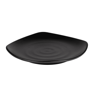 701-JW1088B 8 3/4" Square Melamine Salad Plate, Black