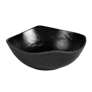 701-JW2015B 32 oz Square Melamine Serving Bowl, Black
