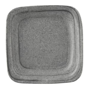 701-D5PLSTGSD 5" Square Melamine Plate, Granite Stone
