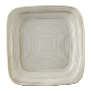 701-D5PLSTOWD 5" Square Melamine Plate, Off White Stone
