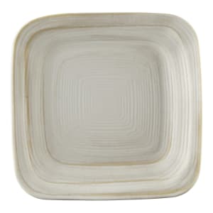 701-D7PLSTOWD 7" Square Melamine Salad Plate, Off White Stone