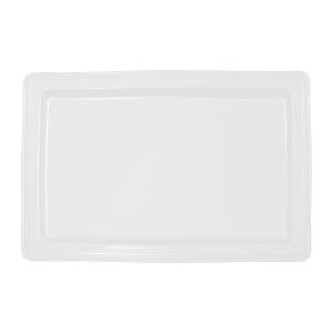 701-M1812RCNW Rectangular Serving Tray - 18"L x 12"W, Melamine, White