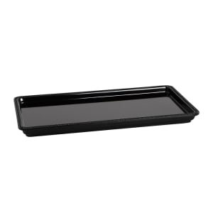 701-M1581B Rectangular Serving Tray - 15"L x 8"W, Melamine, Black