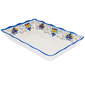 284-ML88SL Rectangular Display Tray, 13 3/4" x 9 1/2", Melamine, White