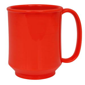 284-SN104RO 8 oz Coffee Mug, Plastic, Orange