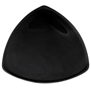284-TP12BK 12" Triangular Melamine Dinner Plate, Black
