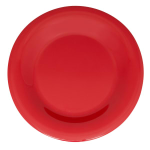 284-WP9CR 9" Round Melamine Dinner Plate, Cranberry