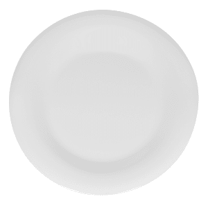 284-WP9DW 9" Round Melamine Dinner Plate, White