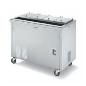217-DC437A 44 3/8" Mobile Ice Cream Dipping Cabinet w/ (4) Tub Capacity, 115v